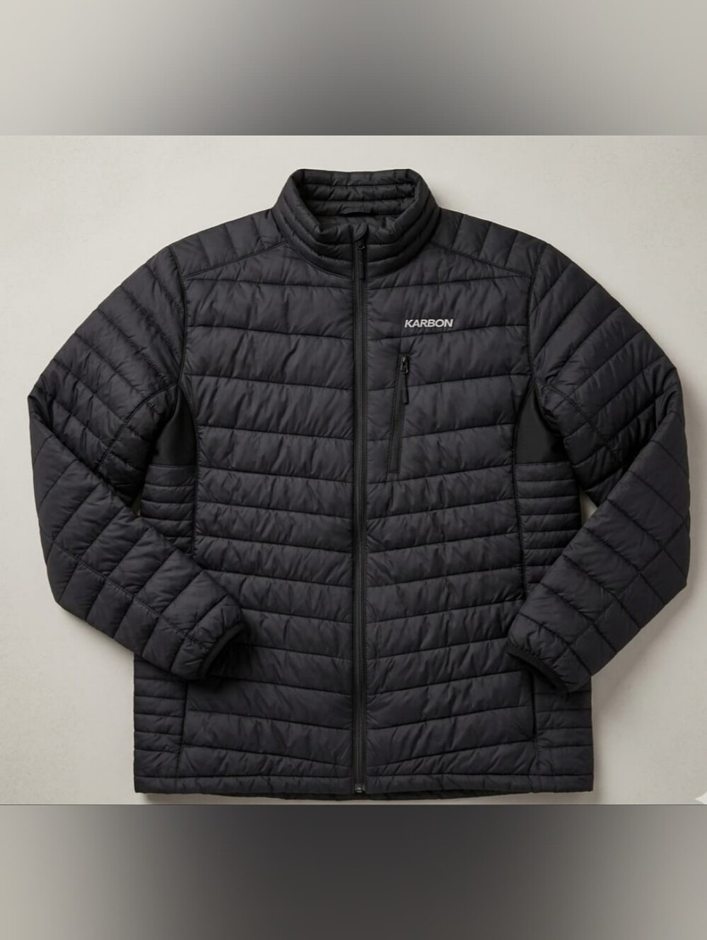 Karbon Puffer Men’s Black Quilted Insulated Jacket